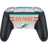 NFL Miami Dolphins White Striped Nintendo Switch 2 (2025) Pro Controller Skin