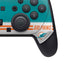 NFL Miami Dolphins White Striped Nintendo Switch 2 (2025) Pro Controller Skin