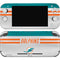 NFL Miami Dolphins White Striped Nintendo Switch Lite Skin