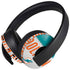 NFL Miami Dolphins White Striped PlayStation 4 Gold Wireless Headset Skin