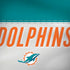 NFL Miami Dolphins White Striped PlayStation 4 Gold Wireless Headset Skin