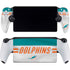 NFL Miami Dolphins White Striped PlayStation Portal Remote Player Skin