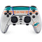 NFL Miami Dolphins White Striped PS5 DualSense Edge Pro Controller Skin