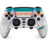 NFL Miami Dolphins White Striped PS5 DualSense Edge Pro Controller Skin