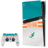 NFL Miami Dolphins White Striped PS5 Pro Bundle Skin