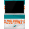 NFL Miami Dolphins White Striped Surface Pro 7 Skin