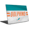 NFL Miami Dolphins White Striped Dell XPS Skin