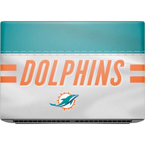 NFL Miami Dolphins White Striped HP ZBook Fury 16 G10 Skin