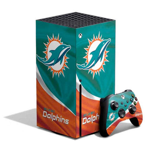 NFL Miami Dolphins Xbox Series X Bundle Skin