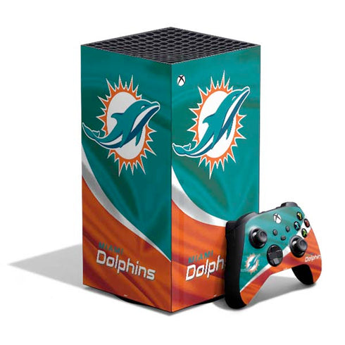 NFL Miami Dolphins XBox Series X Digital Edition Bundle Skin