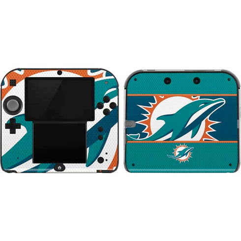 NFL Miami Dolphins Zone Block Nintendo Skins