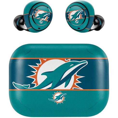 NFL Miami Dolphins Zone Block Amazon Echo Buds Skin