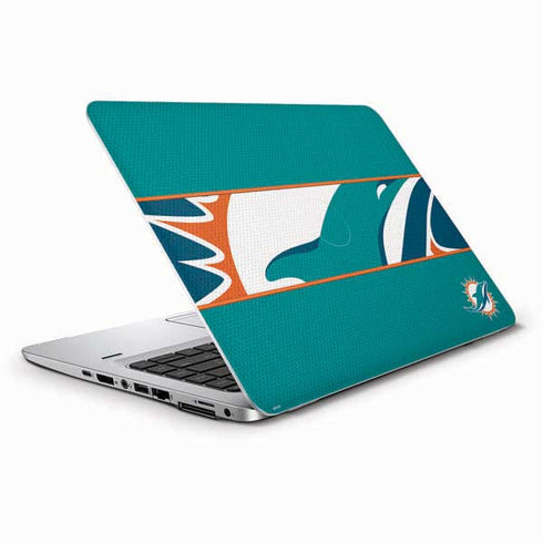 NFL Miami Dolphins Zone Block HP Elitebook Skin