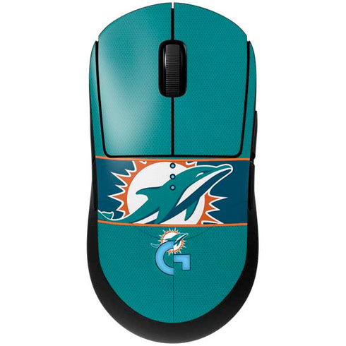 NFL Miami Dolphins Zone Block G Pro Wireless Gaming Mouse Skin