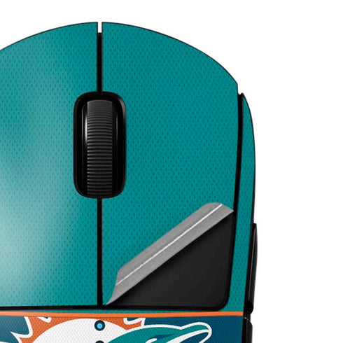 NFL Miami Dolphins Zone Block G Pro Wireless Gaming Mouse Skin