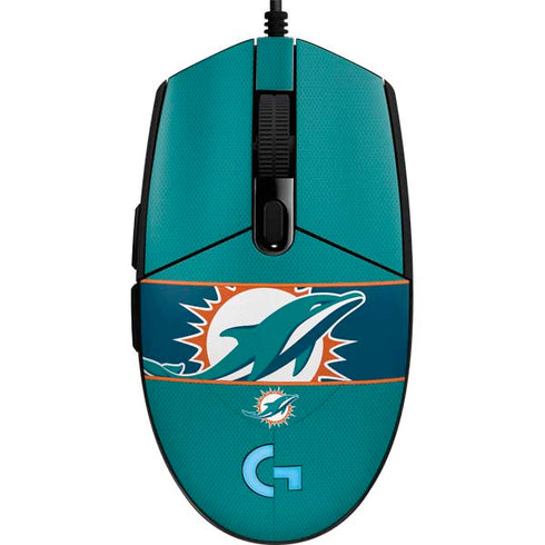 NFL Miami Dolphins Zone Block G203 Prodigy RGB Wired Gaming Mouse Skin