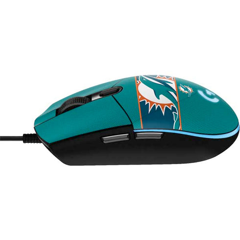 NFL Miami Dolphins Zone Block G203 Prodigy RGB Wired Gaming Mouse Skin