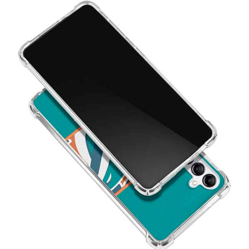 NFL Miami Dolphins Zone Block Gabb Phone 4 Clear Case