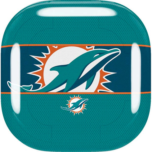 NFL Miami Dolphins Zone Block Galaxy Buds Live Skin