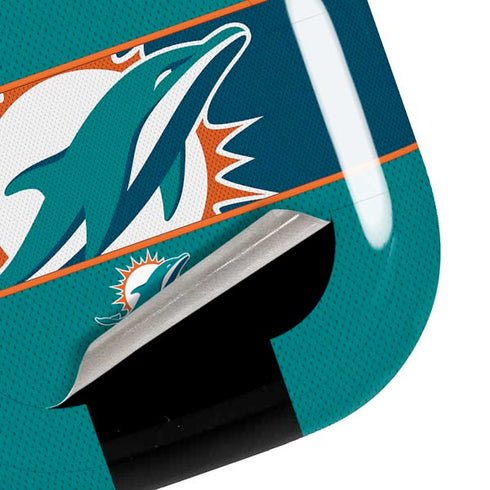 NFL Miami Dolphins Zone Block Galaxy Buds Live Skin