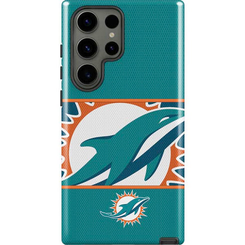 NFL Miami Dolphins Zone Block Galaxy S23 Ultra Pro Case