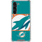 NFL Miami Dolphins Zone Block Galaxy S24 FE Clear Case