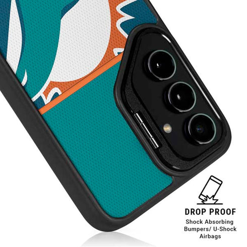 NFL Miami Dolphins Zone Block Galaxy S25 Plus Kickstand Case