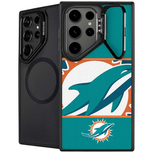 NFL Miami Dolphins Zone Block Galaxy S24 Ultra Kickstand Case