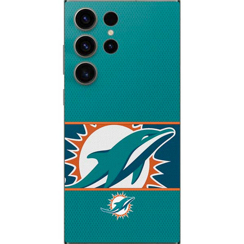NFL Miami Dolphins Zone Block Galaxy S25 Ultra Skin