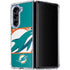 NFL Miami Dolphins Zone Block Galaxy Z Fold5 5G Clear Case
