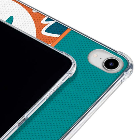 NFL Miami Dolphins Zone Block iPad 11th Gen (2025) Clear Case