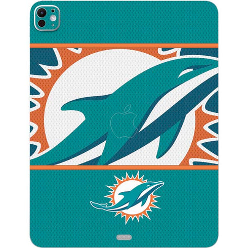 NFL Miami Dolphins Zone Block iPad Pro 13in M4 (2024) Skin