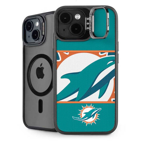 NFL Miami Dolphins Zone Block iPhone 13 Kickstand Case