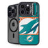 NFL Miami Dolphins Zone Block iPhone 14 Pro Max Kickstand Case