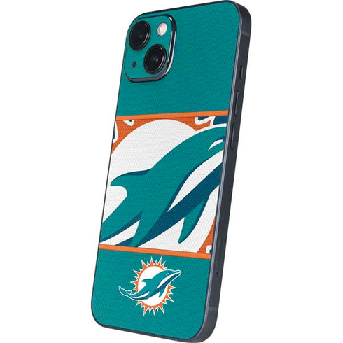 NFL Miami Dolphins Zone Block iPhone Skins