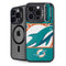 NFL Miami Dolphins Zone Block iPhone 15 Pro Kickstand Case