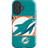 NFL Miami Dolphins Zone Block iPhone 16 Plus Impact Case