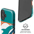 NFL Miami Dolphins Zone Block iPhone 16 Plus Magsafe Impact Case