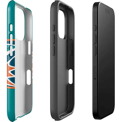NFL Miami Dolphins Zone Block iPhone 16 Pro Impact Case
