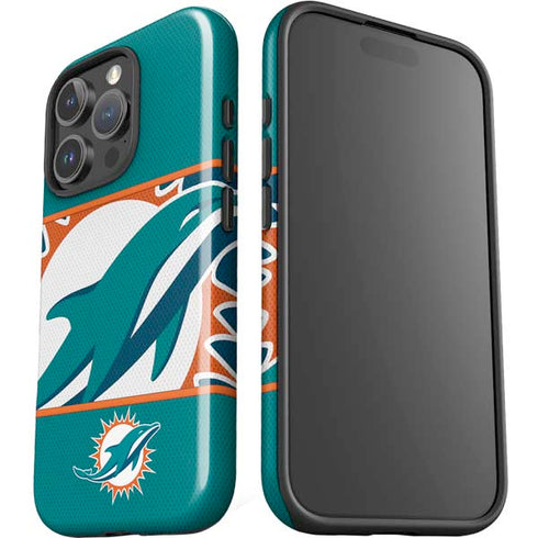 NFL Miami Dolphins Zone Block iPhone 16 Pro Max Impact Case