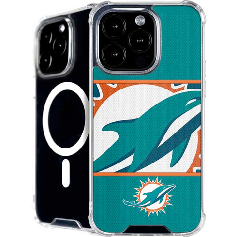 NFL Miami Dolphins Zone Block iPhone 16 Pro Max MagSafe Case