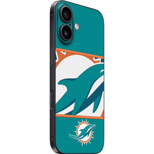 NFL Miami Dolphins Zone Block iPhone 16 Skin
