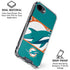 NFL Miami Dolphins Zone Block iPhone 16e Clear Case