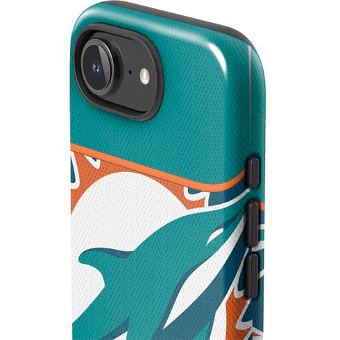 NFL Miami Dolphins Zone Block iPhone 16e Impact Case