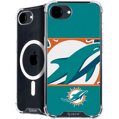 NFL Miami Dolphins Zone Block iPhone 16e MagSafe Case