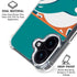 NFL Miami Dolphins Zone Block iPhone 17 Clear Case
