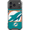 NFL Miami Dolphins Zone Block iPhone 18 Pro Clear Case