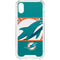 NFL Miami Dolphins Zone Block iPhone XS Clear Case