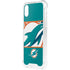 NFL Miami Dolphins Zone Block iPhone XS Clear Case