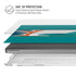 NFL Miami Dolphins Zone Block MacBook Pro 14in (2021-24) Case plus Skin